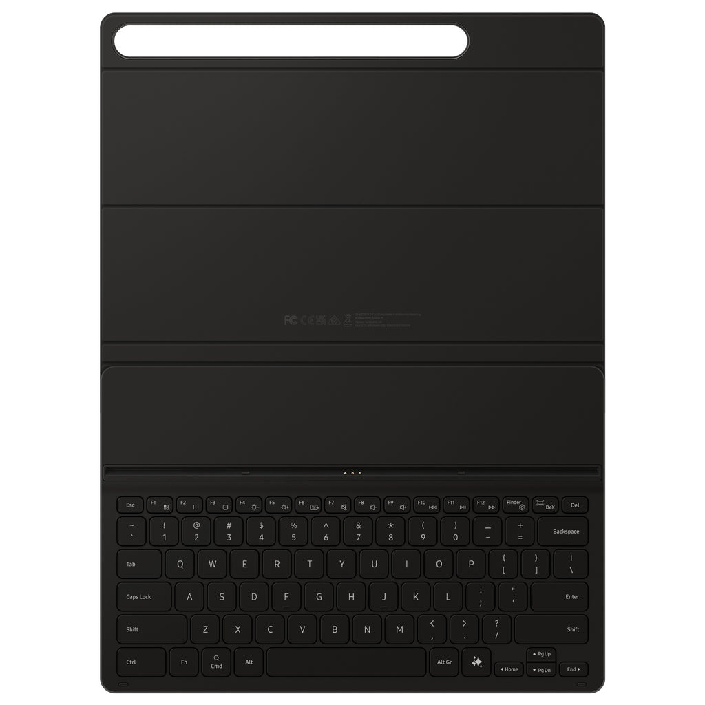 Samsung Book Cover Keyboard Slim with AI Key for Tab S9FE+ Tab S10+ (Black) 