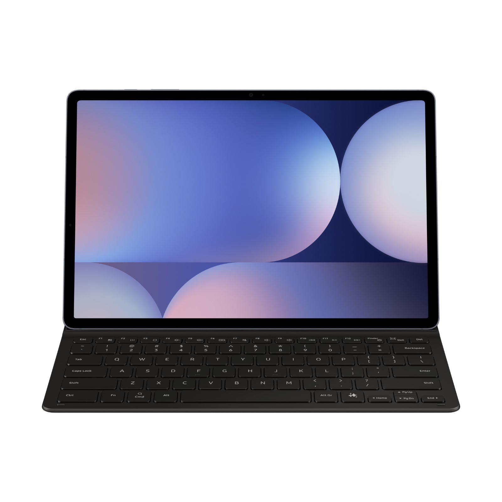 Samsung Book Cover Keyboard Slim with AI Key for Tab S9FE+ Tab S10+ (Black) 