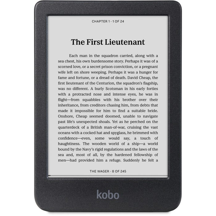 Kobo Clara Black and White SleepCover Case (Butter Yellow)