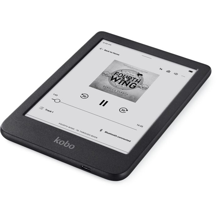 Kobo Clara Black and White SleepCover Case (Butter Yellow)