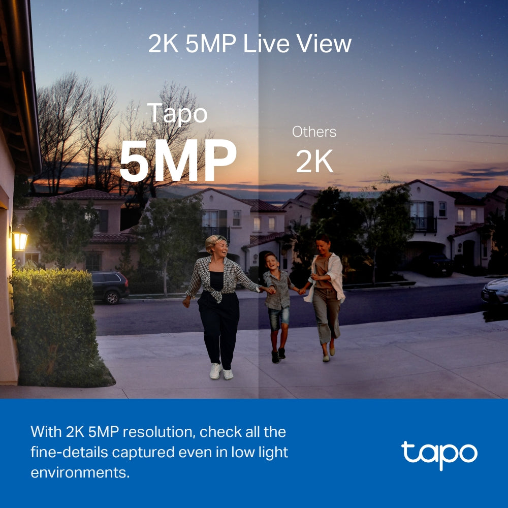 TP-Link Tapo 2K Wireless Video Doorbell with Hub