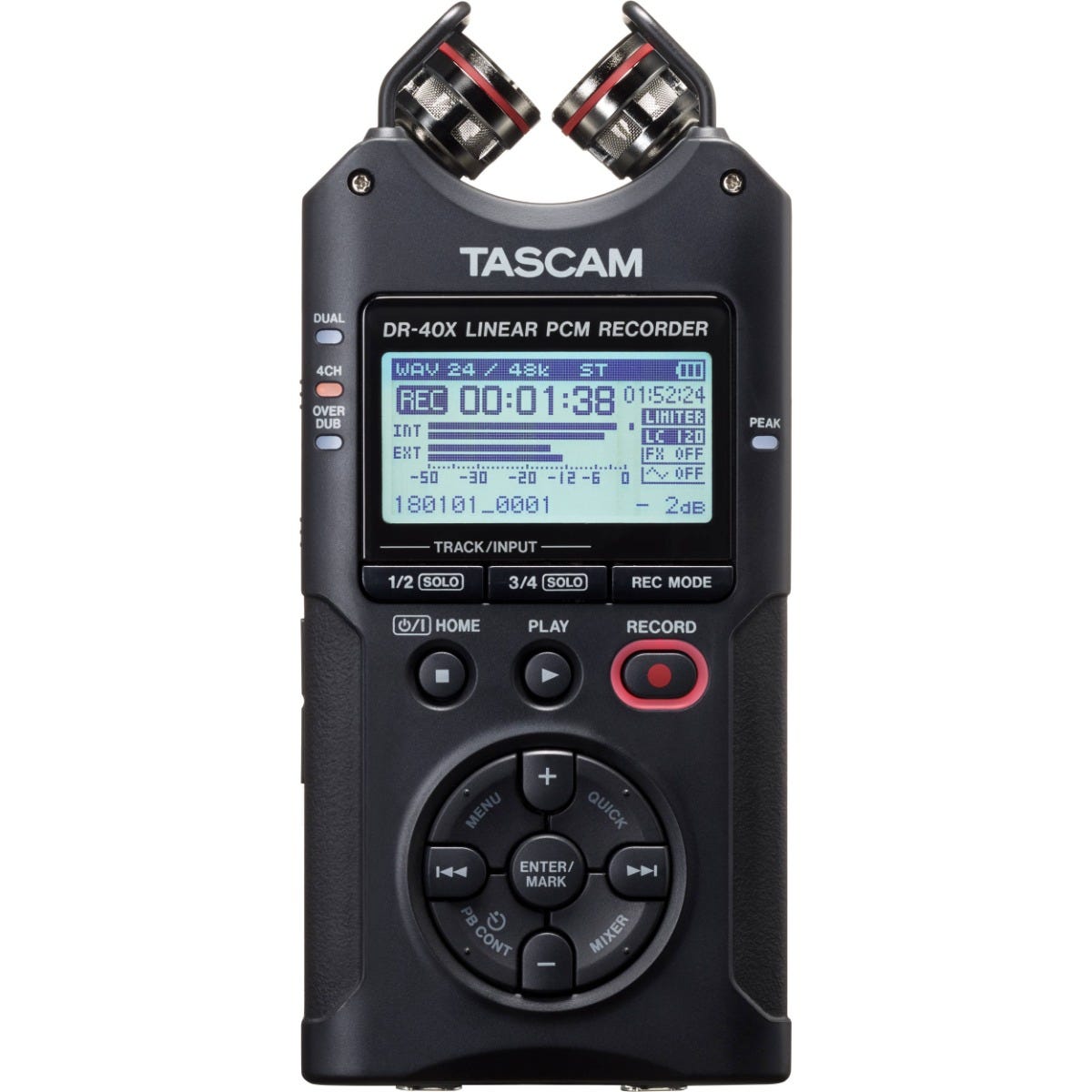 Tascam DR-40X 4-Channel Portable Handheld Field Recorder