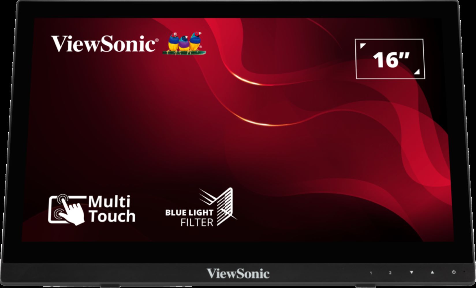 ViewSonic 15.6" TD1630-3 WXGA TN 10 Point Touch Screen LED Monitor