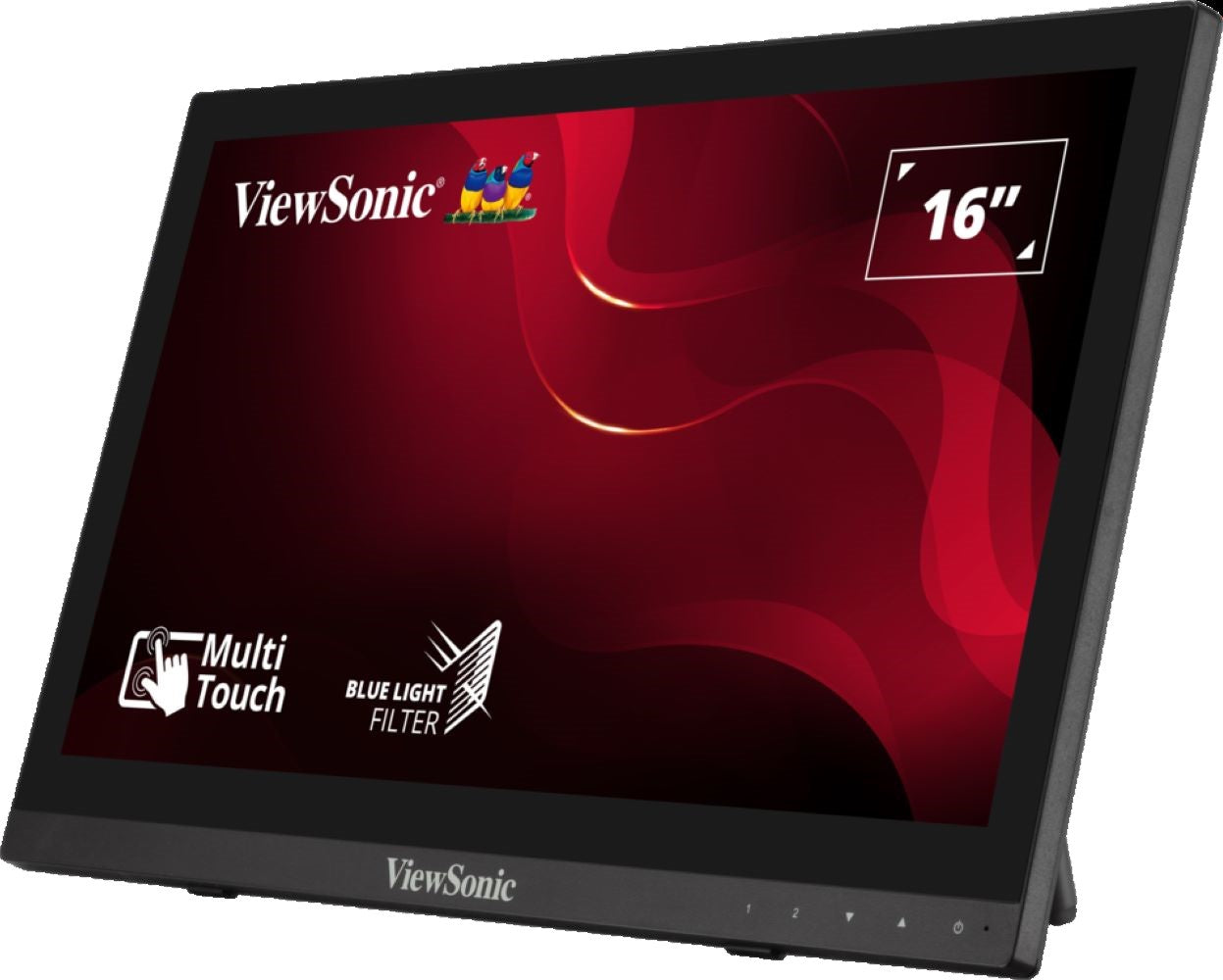 ViewSonic 15.6" TD1630-3 WXGA TN 10 Point Touch Screen LED Monitor