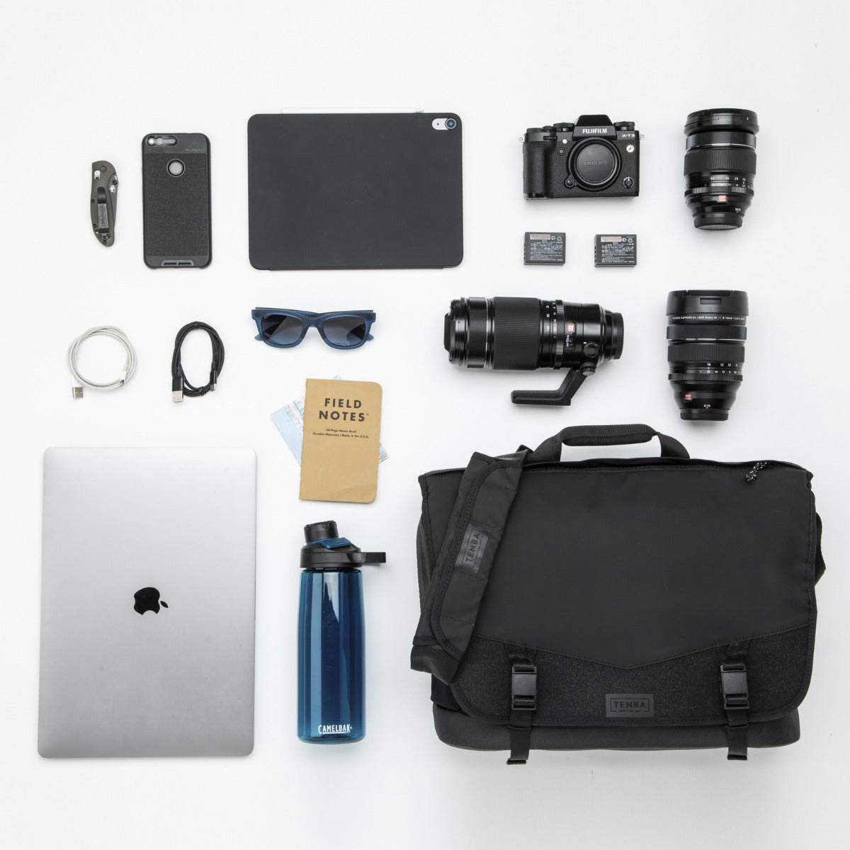 Tenba DNA 16 Slim Messenger Bag Black