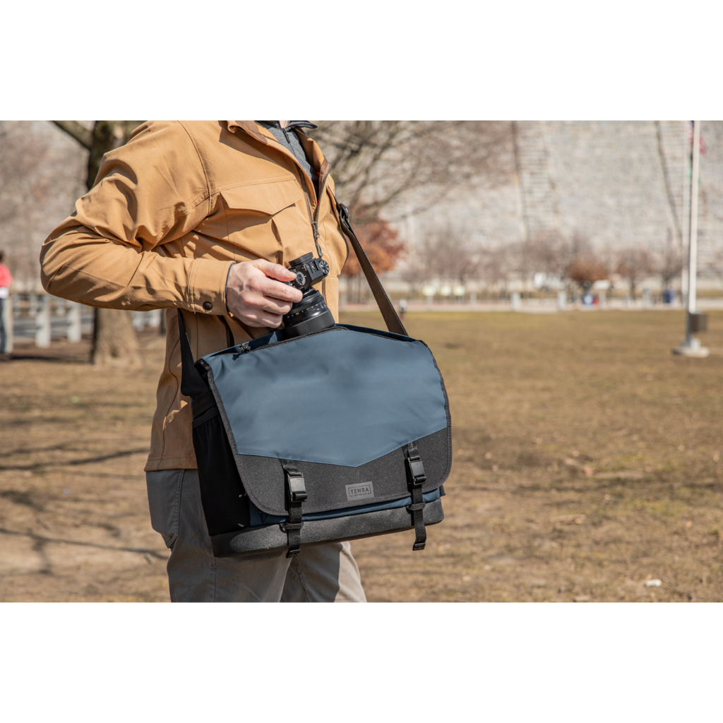 Tenba DNA 16 Slim Messenger Bag Blue