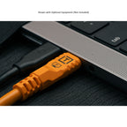 Tether Tools TetherPro 10G USB-C to USB-C Straight to Right - 1.8m - Orange