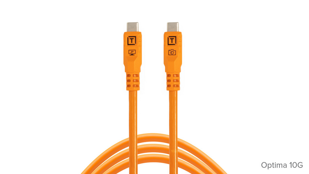 Tether Tools TetherPro 10G USB-C to USB-C Straight to Straight - 3m - Orange