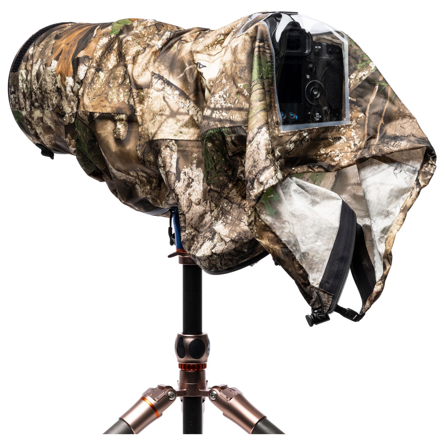 Think Tank Emergency Large Rain Cover - With RealTree APX Camo