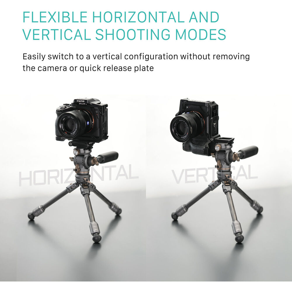 Tilta Agka Foldable Quick Mount Plate - Black
