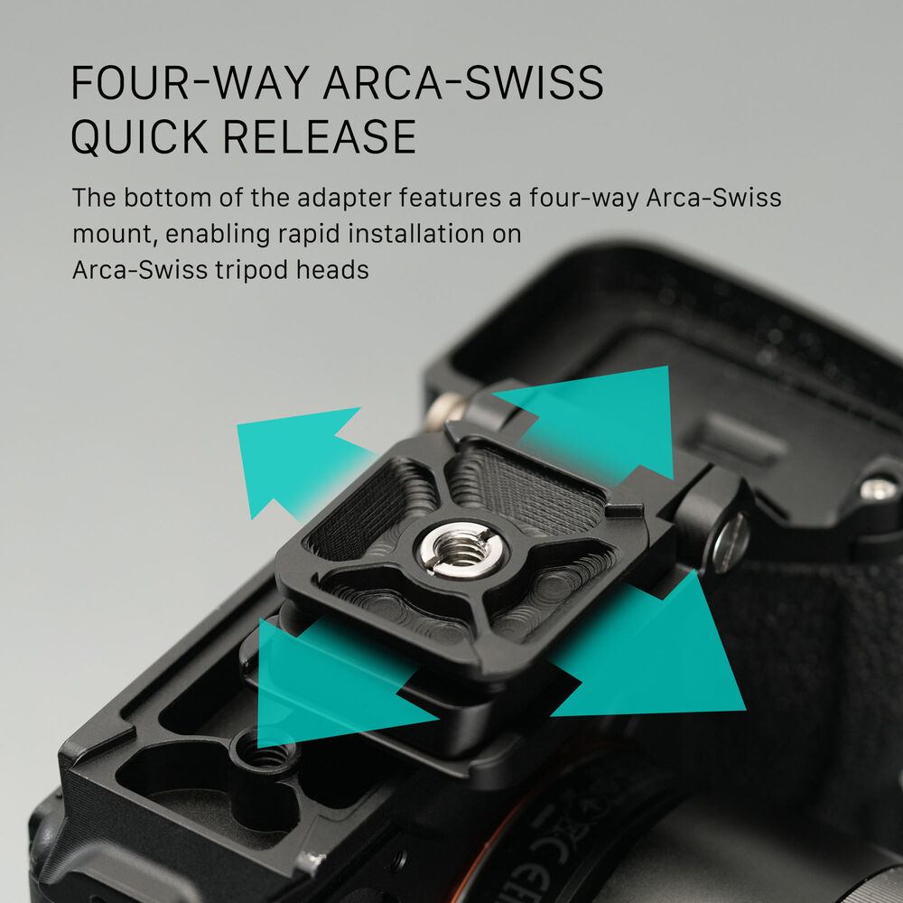 Tilta Agka Foldable Quick Mount Plate - Black