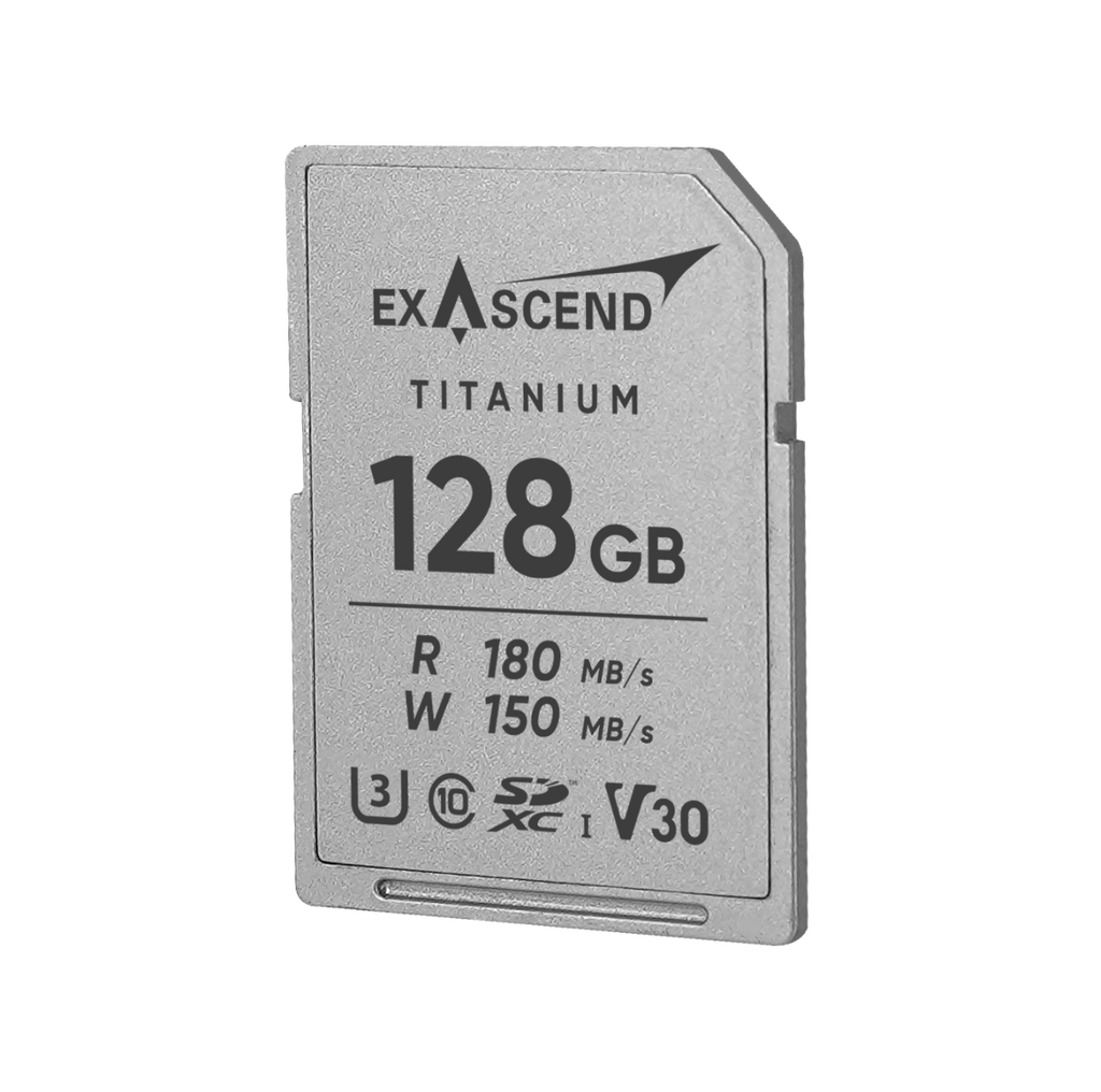 Exascend TITANIUM 128GB UHS-I V30 SDXC Card