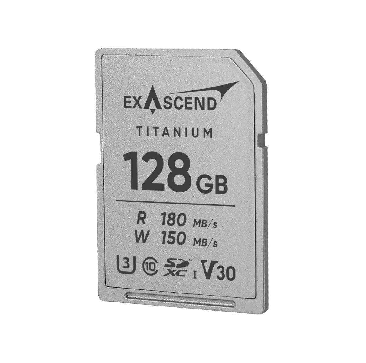 Exascend TITANIUM 128GB UHS-I V30 SDXC Card