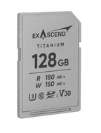 Exascend TITANIUM 128GB UHS-I V30 SDXC Card