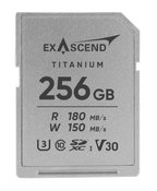 Exascend TITANIUM 256GB UHS-I V30 SDXC Card