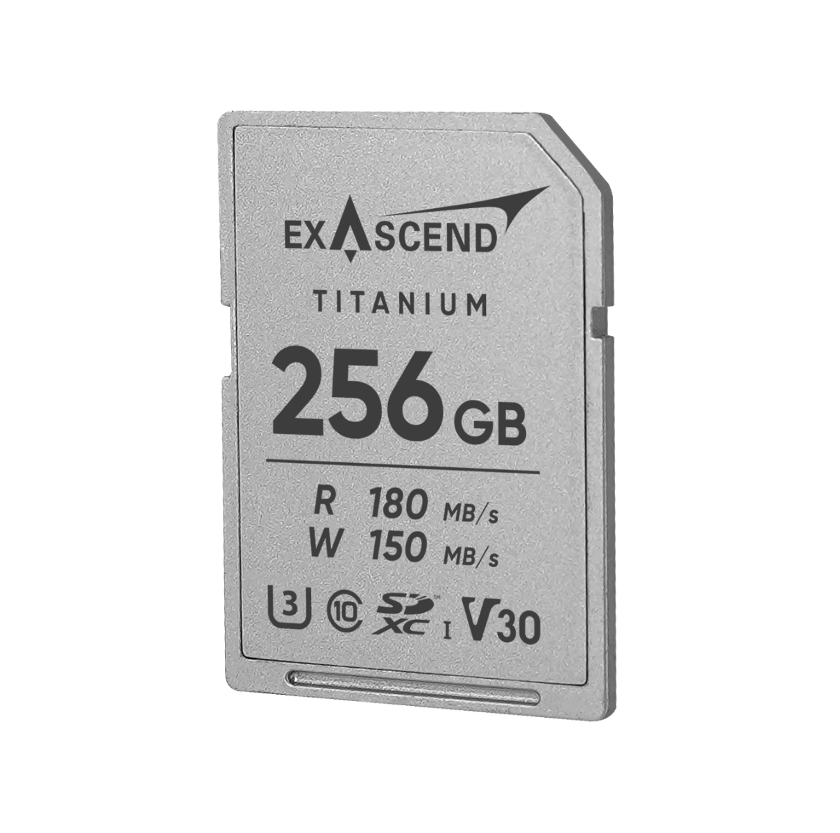 Exascend TITANIUM 256GB UHS-I V30 SDXC Card