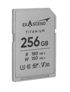 Exascend TITANIUM 256GB UHS-I V30 SDXC Card