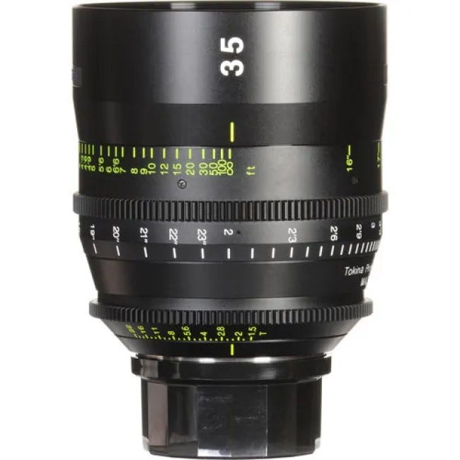 Tokina Cinema 35mm T1.5 Lens for PL Mount 