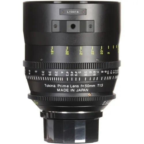 Tokina Cinema 50mm T1.5 Lens for PL Mount 