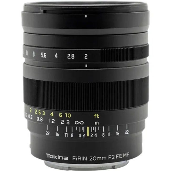 Tokina FiRIN 20mm f/2 FE MF for Sony E-Mount
