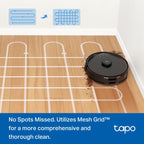 Open Box TP-LINK Tapo RV30 Max 5300Pa Hyper Suction Robot Vacuum Mop