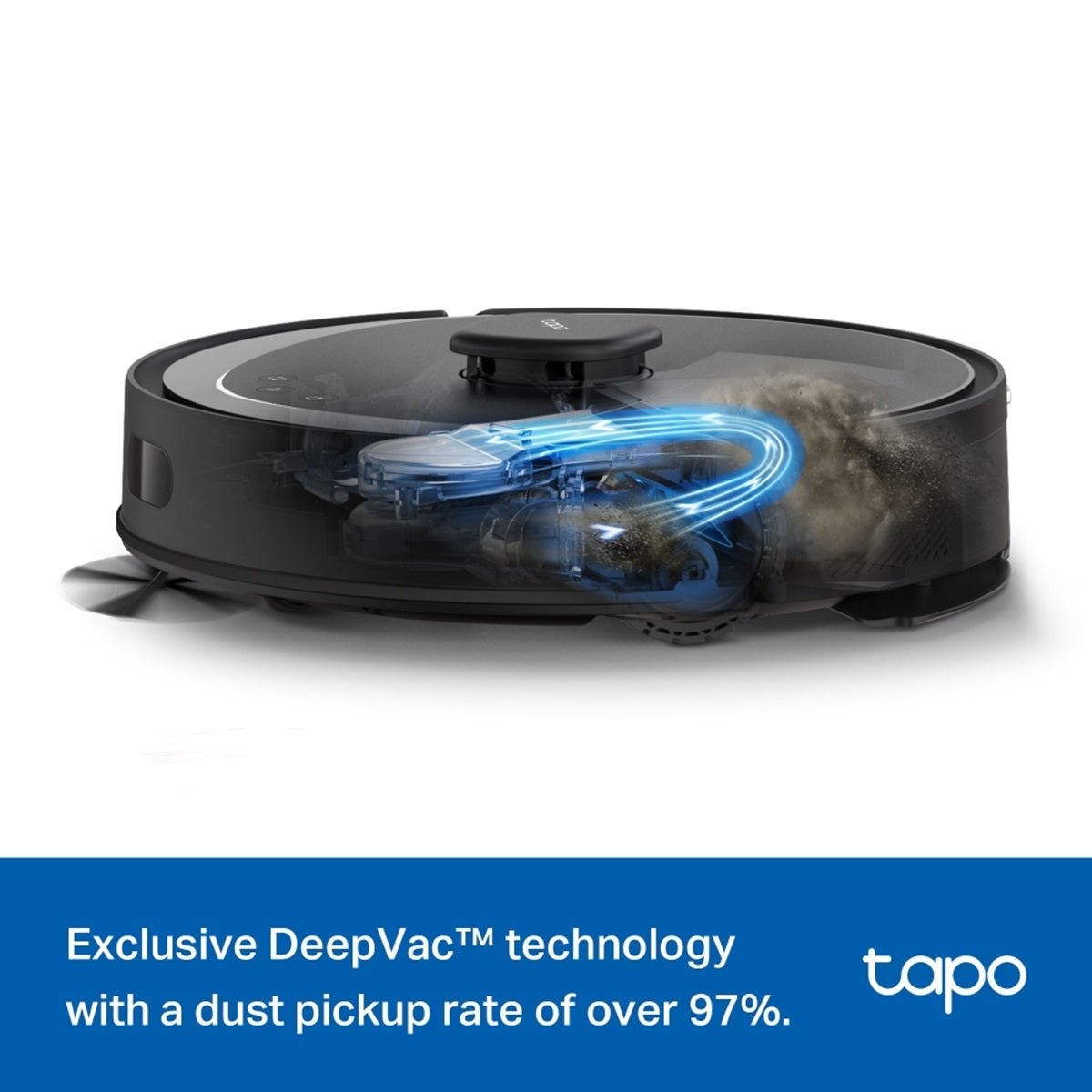 Open Box TP-LINK Tapo RV30 Max 5300Pa Hyper Suction Robot Vacuum Mop