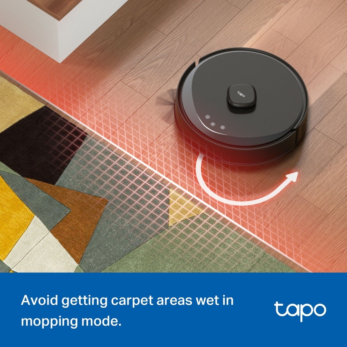 Open Box TP-LINK Tapo RV30 Max 5300Pa Hyper Suction Robot Vacuum Mop