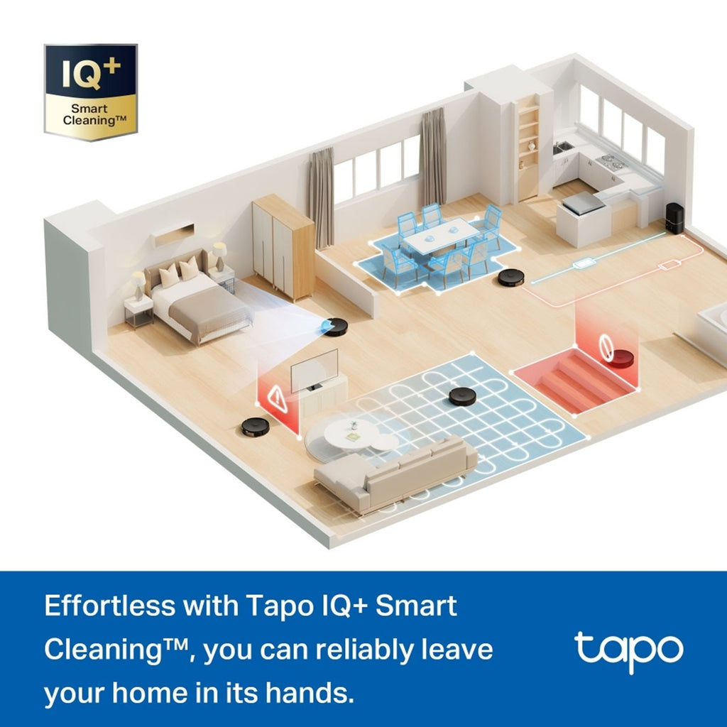 Open Box TP-LINK Tapo RV30 Max 5300Pa Hyper Suction Robot Vacuum Mop
