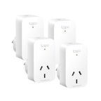 TP-Link Tapo Mini Smart Wi-Fi Plug - 4 Pack