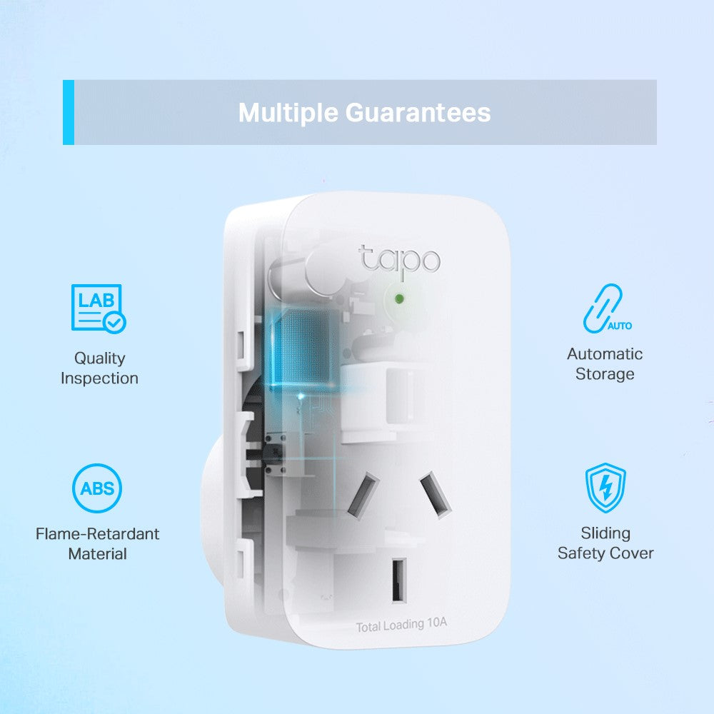 TP-Link Tapo Mini Smart Wi-Fi Plug - 4 Pack
