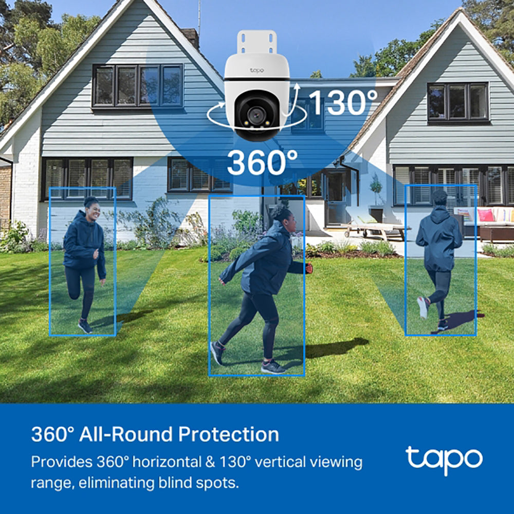 TP-Link Outdoor Pan and Tilt Security WiFi Camera C500 Wired