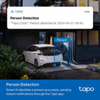 TP-Link Outdoor Pan and Tilt Security WiFi Camera C500 Wired