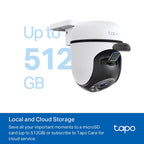 TP-Link Outdoor Pan and Tilt Security WiFi Camera C500 Wired