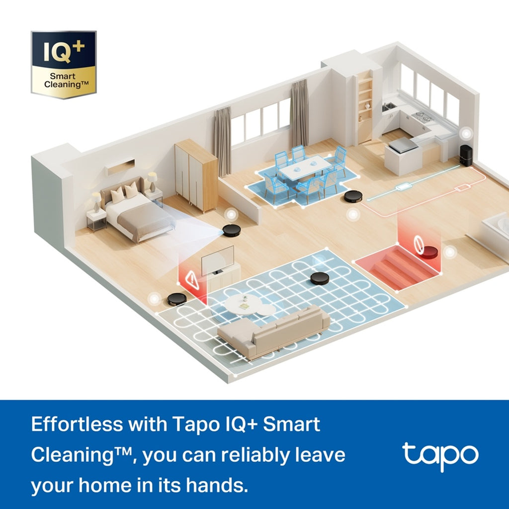 TP-LINK Tapo RV20 Max Plus Robotic Vacuum and Mop with Auto Empty Station