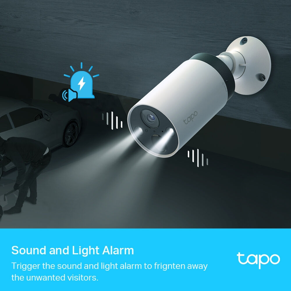 TP-Link Tapo Smart 2K Wire-Free Security Camera System (2 Pack)