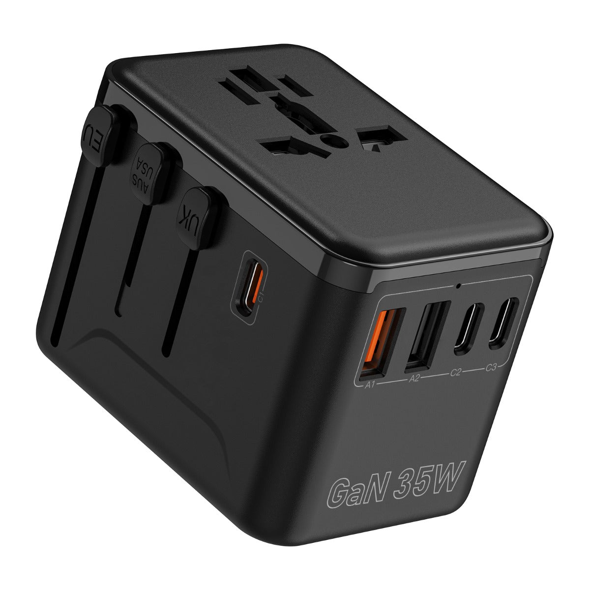 For Travel 35W GaN Multi-Port Adapter
