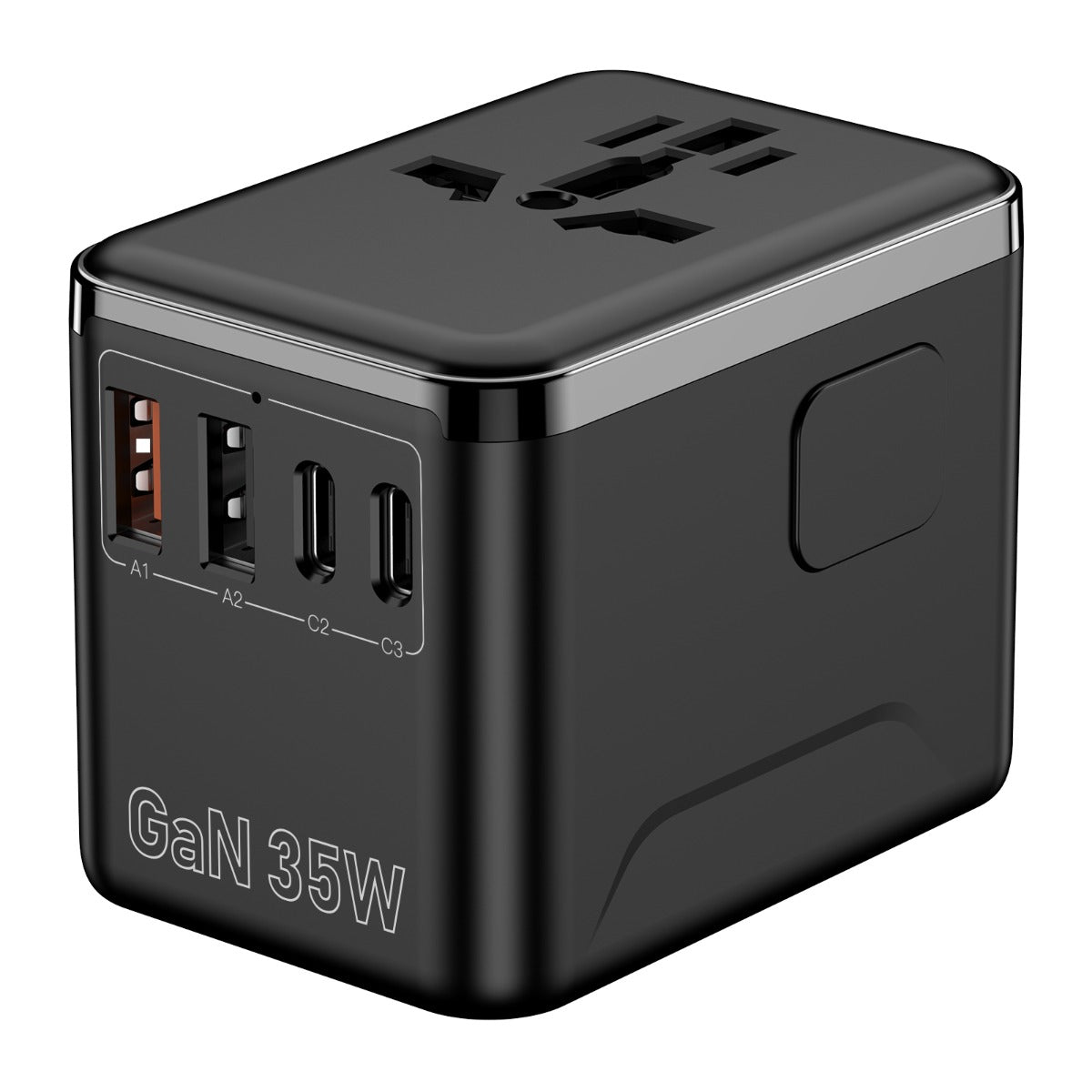 For Travel 35W GaN Multi-Port Adapter