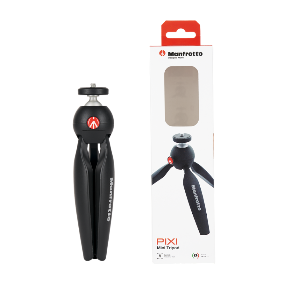 Manfrotto PIXI Mini Tripod Mk II - Black 