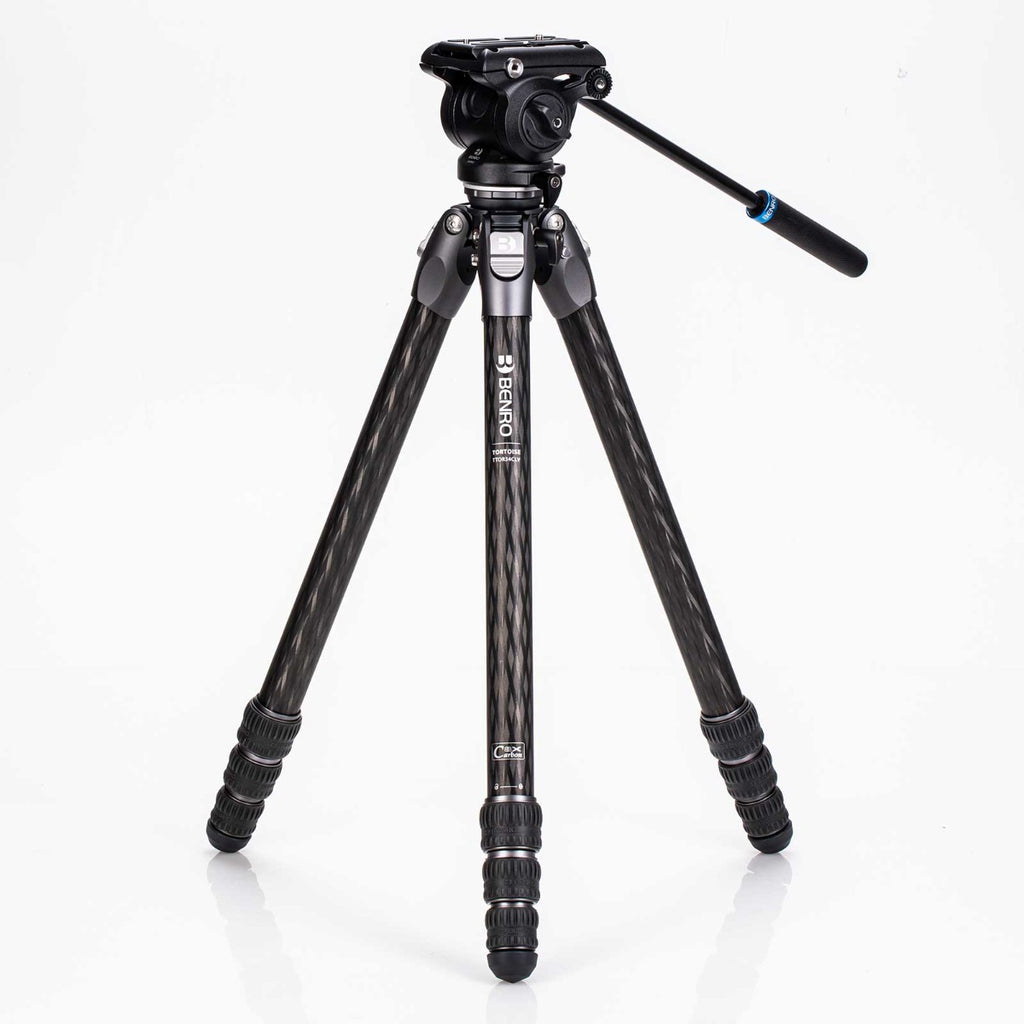  Benro Tortoise 34C Carbon Fiber 3 Series Tripod System with S4Pro Video Head