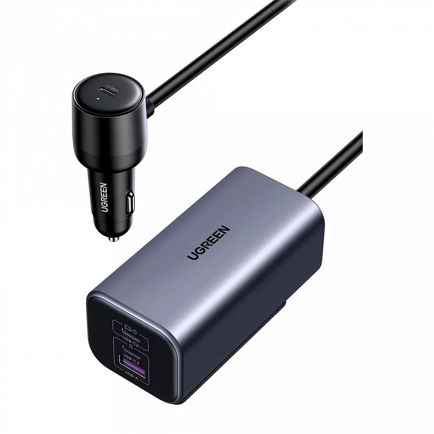 Ugreen 150W 4-Port GaN Fast Car Charger