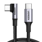 Ugreen 1m 100W 90 Degree Angle USB-C Braided Cable
