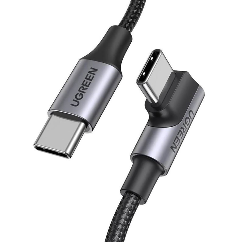 Ugreen 1m 100W 90 Degree Angle USB-C Braided Cable