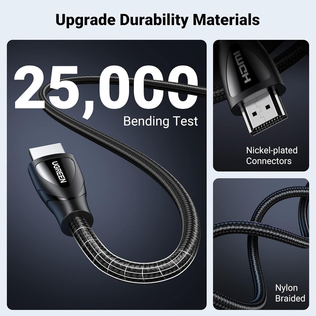 Ugreen 1m 8K Braided HDMI Cable (Black)