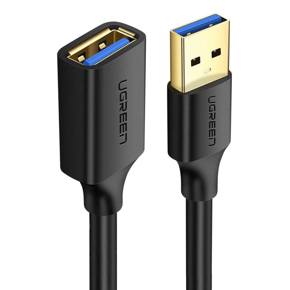 Ugreen 1m USB-A to USB-A Extension Cable (Black)