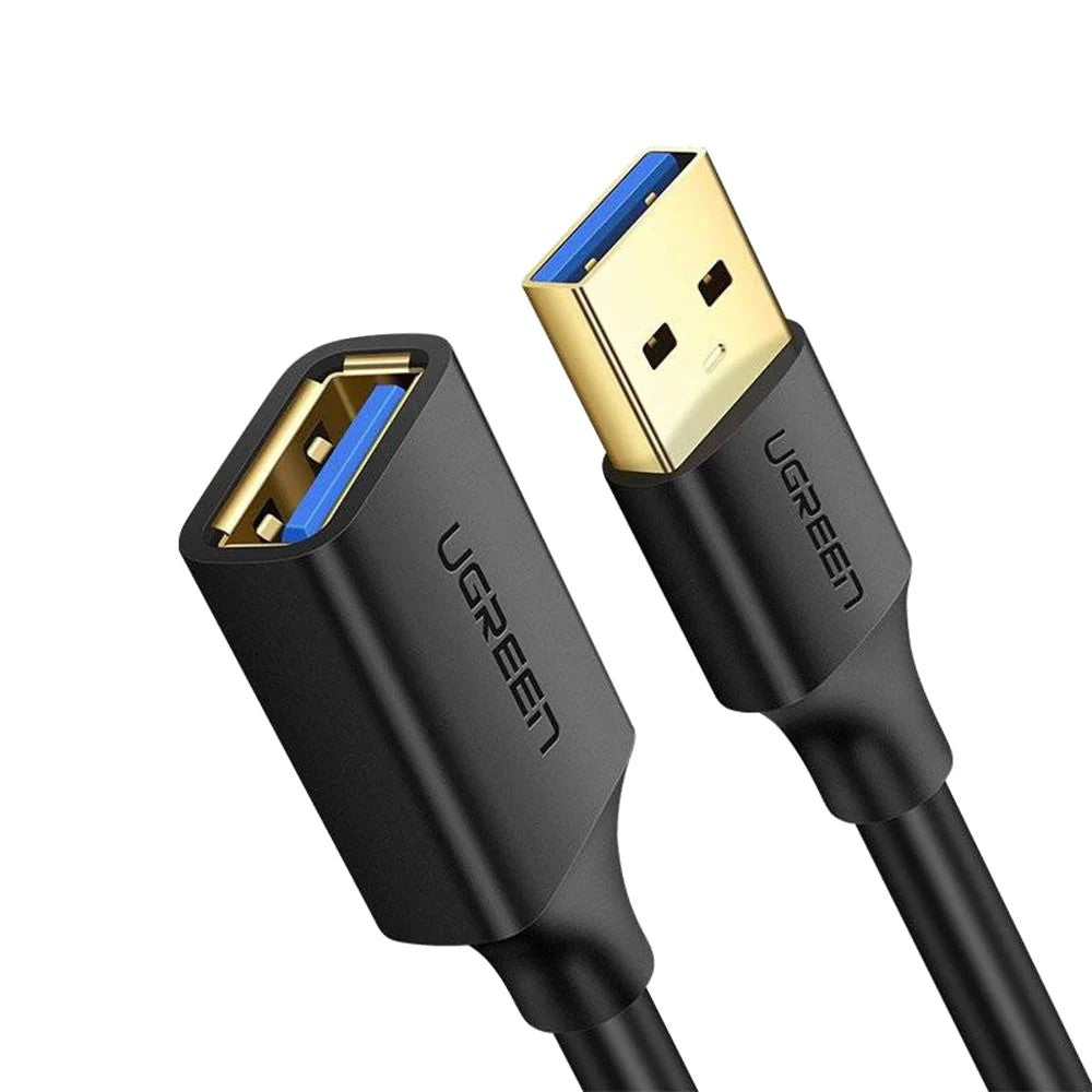 Ugreen 1m USB-A to USB-A Extension Cable (Black)