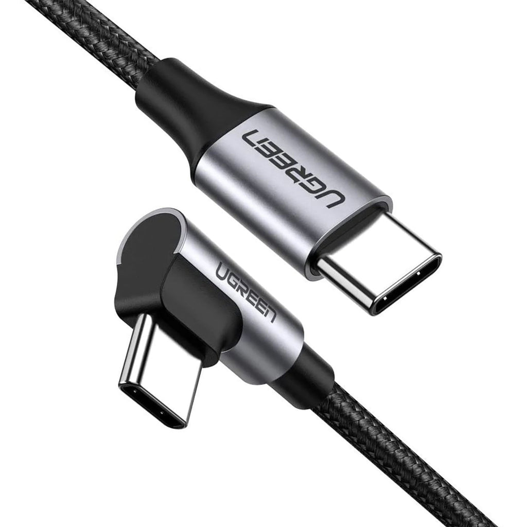 Ugreen 2m 100W 90 Degree Angle USB-C Braided Cable