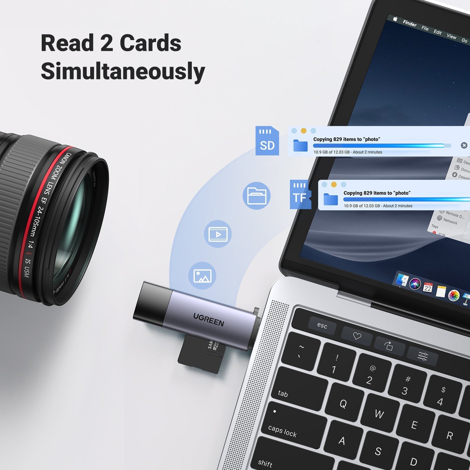 Ugreen USB-C / USB-A Card Reader
