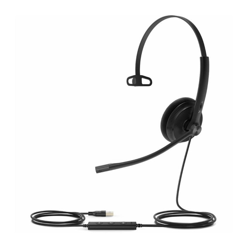 Yealink UH34 MS Mono Noise Cancelling USB-A Wired Headset