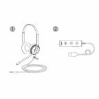 Yealink UH34-SE UC Dual Noise Cancelling USB-C Wired Headset