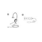 Yealink UH34-SE MS Mono Noise Cancelling USB-A Wired Headset